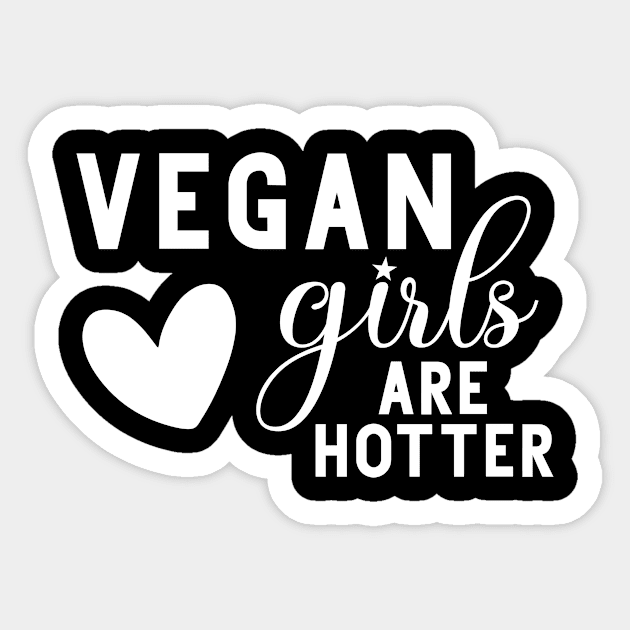 Vegan Girl Sticker by JKFDesigns